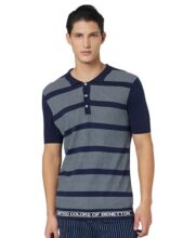 United Colors of Benetton Men’s Sweater (18A1CTNK1113I_901_L_Navy Blue)