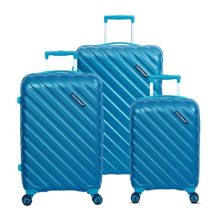 Travelspace Premium 3 Piece Set Luggage With 3 Dial Combination Lock & Spinner Wheels