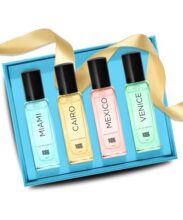 Bombay Shaving Company Luxury Perfume Gift Set | 4x20ml Eau de Parfum | Woody, Citrus, Floral, Spicy Fragrances | Perfume for Men Long Lasting Smell | Gift for Men | Gift for Husband | Gift for Boyfriend