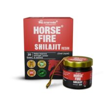 Horse Fire Shilajit Resin | Shilajeet | Himaliyan Pure Shilajit Resin (20gm) With 80+ Trace Minerals & 80% Fulvic Acid | For Improve Strength, Power & Stamina |100% Pure & Authentic