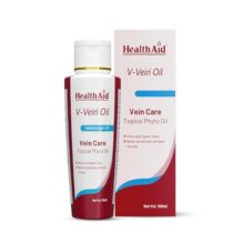 HealthAid Varicose Vein Oil | Herbal Massage Oil with Horse Chestnut & Witch Hazel | Supports Healthy Circulation & Leg Comfort | Helps Reduce Appearance of Veins & Swelling | 100ml