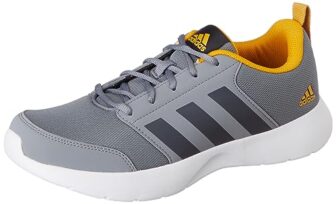 adidas Men’s Synthetic Pomazor M Running Shoe MLEAD/GRESIX/PREYEL, 7 UK, Silver (Set of 1 Pair)