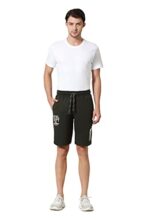 Van Heusen Sport Men Knit Shorts – Cotton Rich – Zipper Pocket, Ultra Soft, Breathable_70025_Moss Green_S