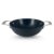 Prabha Induction Base Kadhai 2.4 Litre | Non Stick Black Eisen Cast Iron IB Kadai 24 cm | Cooking Kadai for Deep Frying | Gas & Induction Bottom | Cookware kadai with Steel Handle (Black)