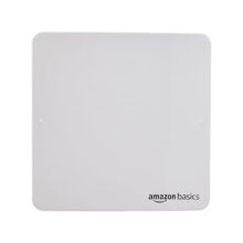 Amazon Basics Axial Fan 6″ | 22W | 7 Blades | 135 mm Sweep | 7.5 dB Low Noise | Window Mount | Wall Switch Control | White Plastic Body