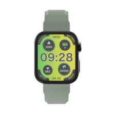 Number Talkfit Pro 1.85″ Hd Display Bt Calling Metal Frame With Rotating Crown Aod Smartwatch, Green