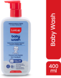 LuvLap Baby Wash With Milk Protein, Oatmeal, Shea Butter and Vitamin E, Soap free(400 ml)