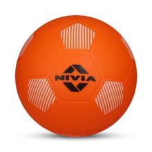 Nivia Home Play Football for Kids, Soft & Lightweight Toy Ball, Safe for Indoor Play, Size – 3 (Orange), Pack of 1