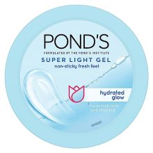 Ponds Super Light Gel, Oil-Free Moisturizer, 200G, For Hydrated , Glowing Skin, With Hyaluronic Acid & Vitamin E, 24Hr Hydration, Non-Sticky, Spreads Easily & Instantly Absorbs