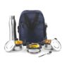SignoraWare All Steel Fusion Jumbo Stainless Steel Lunch Box | Airtight & Leakproof | Ideal for Office, School, Travel & Outdoor Use (500mlx2 + 350ml + 1 LTR | Set of 4 | Black)