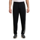Contrast Cut & SEW Panel Pant (PT0104ID-BLK_S)