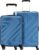 Kamiliant By American Tourister Kam Kiza Sp2Pcset(55/68)-A.Blu Check-In Suitcase 4 Wheels – 26 Inch
