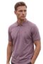 Louis Philippe_Mens_Solid_Mauve_Tshirt_LYKPCSLP023198_M
