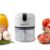 Amazon Basics Mini Electric Chopper | 250 ml | Rechargeable | One touch operation | Sharp Blades | 30 W | Food Grade Bowl | Sharp Blades For Mincing Garlic, Veggies, Onion, Nuts | Grey