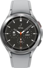 Samsung Galaxy Watch 4 Classic, 46Mm Super Amoled Lte, Calling Body Composition Tracking(Silver Strap, Free Size)