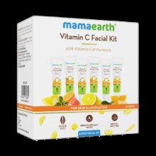 Mamaearth Facial Kit with Vitamin C & Turmeric for Skin Illumination(60 g)