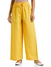 Amazon Brand – Myx Women’s Loose Palazzo (PAG 225_Ochre_x-Small)