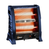 Homly Ritz 800 Watts Halogen Room Heater With Dual Heating Tubes | Isi Approved | Dual Heating Settings For 400W & 800 W | Cool Touch Shockproof Body With High Thermal Protection – Blue