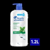 HEAD & SHOULDERS Anti Dandruff Shampoo Cool Menthol For Men & Women(1.2 L)