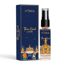 Vokka Pocket Perfume Thai Oud 8ml | Unisex Luxury Long Lasting Woody Perfume For Men & Women | Woody Oriental Scent Eau De Parfum | EDP Fragrance for Gift | Notes: Rosewood Sandalwood Agarwood