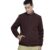 The Indian Garage co Men Maroon Slim Fit Solid Puffer Jacket