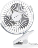 BAJAJ Pygmy Mini | Personal Fan | USB Rechargeable with 2 Year Warranty Ultra High Speed 110 mm Table Fan(1 Star | White | Pack of 1)