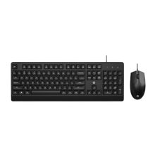 Hp Km 180 Wired Mouse And Keyboard Combo, Usb Plug-And-Play, 1200 Dpi, Full-Size Layout With Numeric Pad, Up To 10 Million Keystrokes, Up To 1 Million Clicks, 1-Year Warranty, 0.52 Kg, Black, 7J4G3Aa