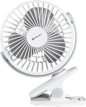 BAJAJ Pygmy Mini | Personal Fan | USB Rechargeable with 2 Year Warranty Ultra High Speed 110 mm Table Fan(1 Star | White | Pack of 1)