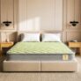 Shayan Dual Comfort Mattress | 4 inch Queen Size | Reversible Design with Soft & Firm Sides | Superior HD Foam | Breathable Knitted Fabric | 75x60x4 Inches Green.