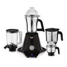 Preethi Boltz Mixer Grinder For Kitchen | 4 Jars 1000 Watts Mixie| 3 Stainless Steel Jar & 1 Blender Jar For Milkshake,Smoothie,Puree – Black (Mg-288)