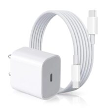 UNIGEN 20W PD 3.0 Fast Charging Adapter with 1M Type-C to C Cable | USB-C Power Delivery Wall Charger Compatible with iPhone 17/16/15/15 Plus/15 Pro/15 Pro Max, iPad, Tablets & Other USB-C Devices