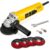 ULTRAFIST Silver UF-AG801 Angle Grinder 850W, 4 Inch/100mm Electric Grinder Machine, 11000 RPM, 220V, Metal Cutting & Grinding Machine 2 Cutting Wheels 2 Grinding Wheels