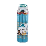 HAUSER ARTZ VIBE PENCIL 50PCS Multicolor Pencils | Extra Dark Lead for Smooth Writing | Ideal for Kids School Use & Drawing