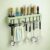 Bakaziky Wall Mounted Kitchen Organizer Rack With Knife Holder Slots, Utensil Hanging Hooks, Towel Bar And Storage Cup, Drill Or Adhesive Installation Kitchen Storage Shelf Unit (Green__01)