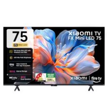 Xiaomi (189 cm) 75 inch FX 4K QD-Mini LED Smart | Full Array Local Dimming | HDR10+ | 120Hz DLG Game Booster | Fire TV | L75MC-FSMIN