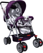 1St Step Yoyo Baby With 5 Point Safety Harness And Reversible Handlebar Stroller(3, Purple)