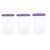 SIMPARTE 360° AirTight Kitchen Storage Container Set for Rice|Dal|Atta|Flour|Cereals|Pulses|Snacks, Stackable|BPA Free|Modular Design|Set of 3 (2400 ml), Playful Purple