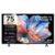 Xiaomi (189 cm) 75 inch FX 4K QD-Mini LED Smart | Full Array Local Dimming | HDR10+ | 120Hz DLG Game Booster | Fire TV | L75MC-FSMIN