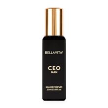 Bella Vita Luxury CEO Man Liquid Eau De Parfum | Office Wear Perfume For Men With Long Lasting Notes Of Tonka And Agarwood 20 ML