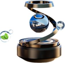 Car Dashboard Aroma Diffuser With Metal Spiral Stand And Fragrance Cup For Car Interior