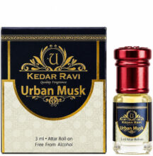 Kedar Ravi Urban Musk Attar | 100% Alcohol Free Long Lasting Unisex Fragrance | 3ml Herbal Attar(Musk, Woody, Floral)