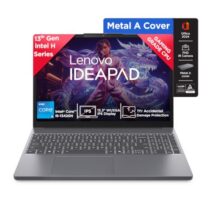 Lenovo IdeaPad Slim 3 13th Gen Intel Core i5-13420H 15.3 inch (38.8cm) WUXGA IPS Laptop (16GB RAM/512GB SSD/Windows 11/Office 2024/Top Metal Cover/Backlit KB/Luna Grey/1.6Kg), 83K101JEIN