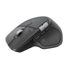 Logitech MX Master 4, Ergonomic Wireless Mouse with Advanced Performance Haptic Feedback, Ultra-Fast Scrolling, USB-C Charging, Bluetooth, Windows, MacOS – Graphite