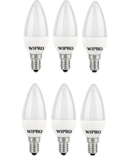wipro Garnet Base E14 3-Watt LED Bulb (Yellow) – Pack of 6