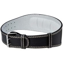 Amazon Basics 4 Inch Wide Padded Weight Lifting Belt (Medium, Black)