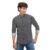 Spykar Full Sleeve Slim Fit Striped Black Shirts for Men (Size: 3XL)-MSHST2BD171-Black
