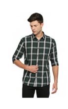 Spykar Men’s Slim Fit Casual Shirt (MSH01BBES009OliveM_Olive_M)