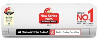 Lg 1.5 Ton 3 Star, New Star Rated, Smart Inverter Split Ac (Copper, Ai Convertible 6-In-1, Faster Cooling & Energy Saving, Diet Mode+, Hd Filter With Anti-Virus Protection,Him Clean, As-Q18Jnxe,White)
