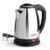 Milton Euroline Go Electro Stainless Steel Electric Kettle 1.2L, 1350 Watts, Portable Electric Kettle For Home, Office, Cool-Touch Handle & Lid, Auto Cut-Off, Detachable 360 Degree Connector, Silver