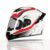 Tvs Xpod Aerodynamic Helmet For Men-Isi Dot Certified , Ultrawide Visor, Quick Release Strap-Premium Bike Helmet With Enhanced Air Circulation (Speedy White & Red-M)